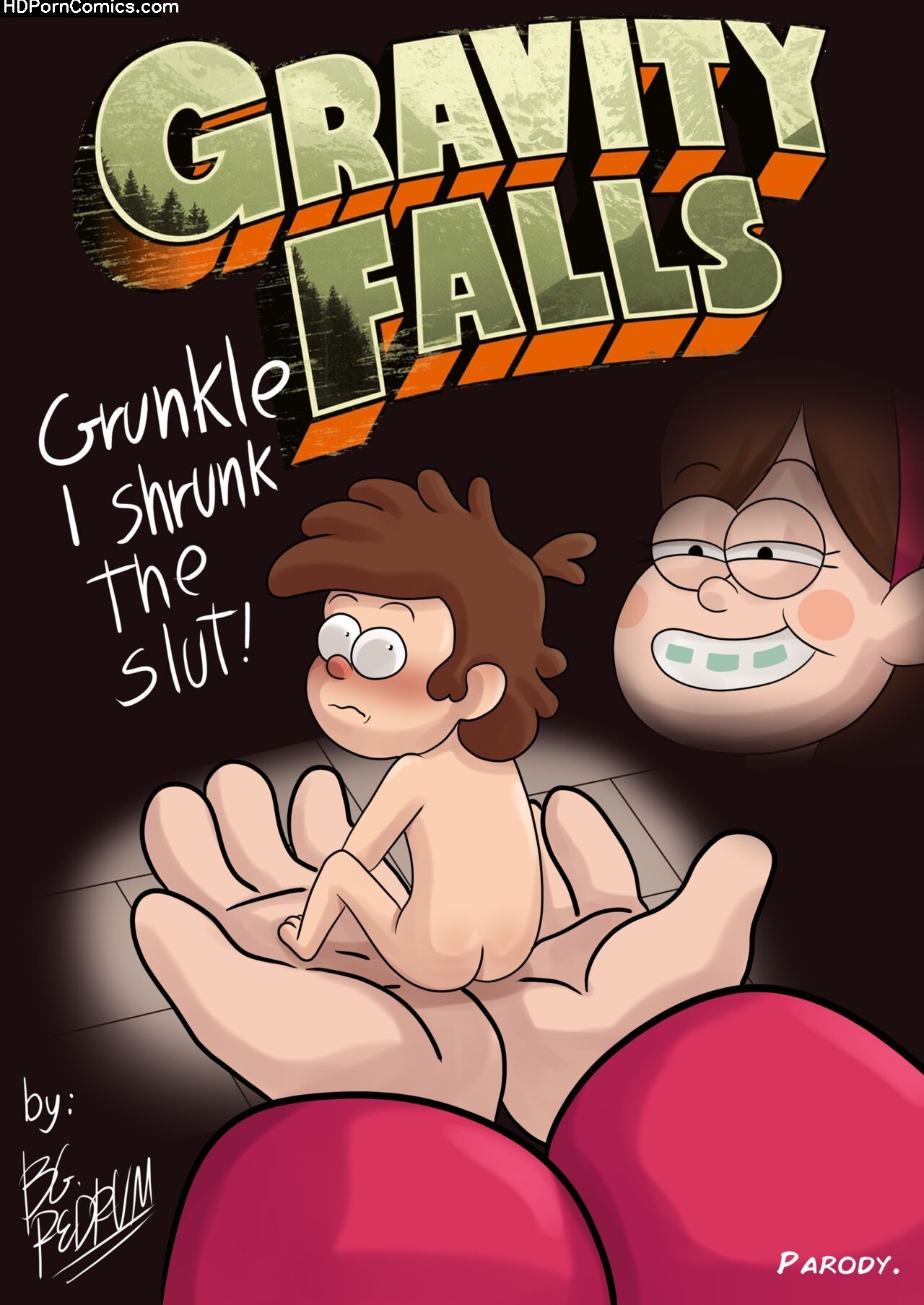 Rule 34 - 2boys big penis dipper pines disney disney channel gay glo-s-s gravity  falls human imminent rape large penis male only monochrome penis rape  smooth skin sweat tears text throbbing veins
