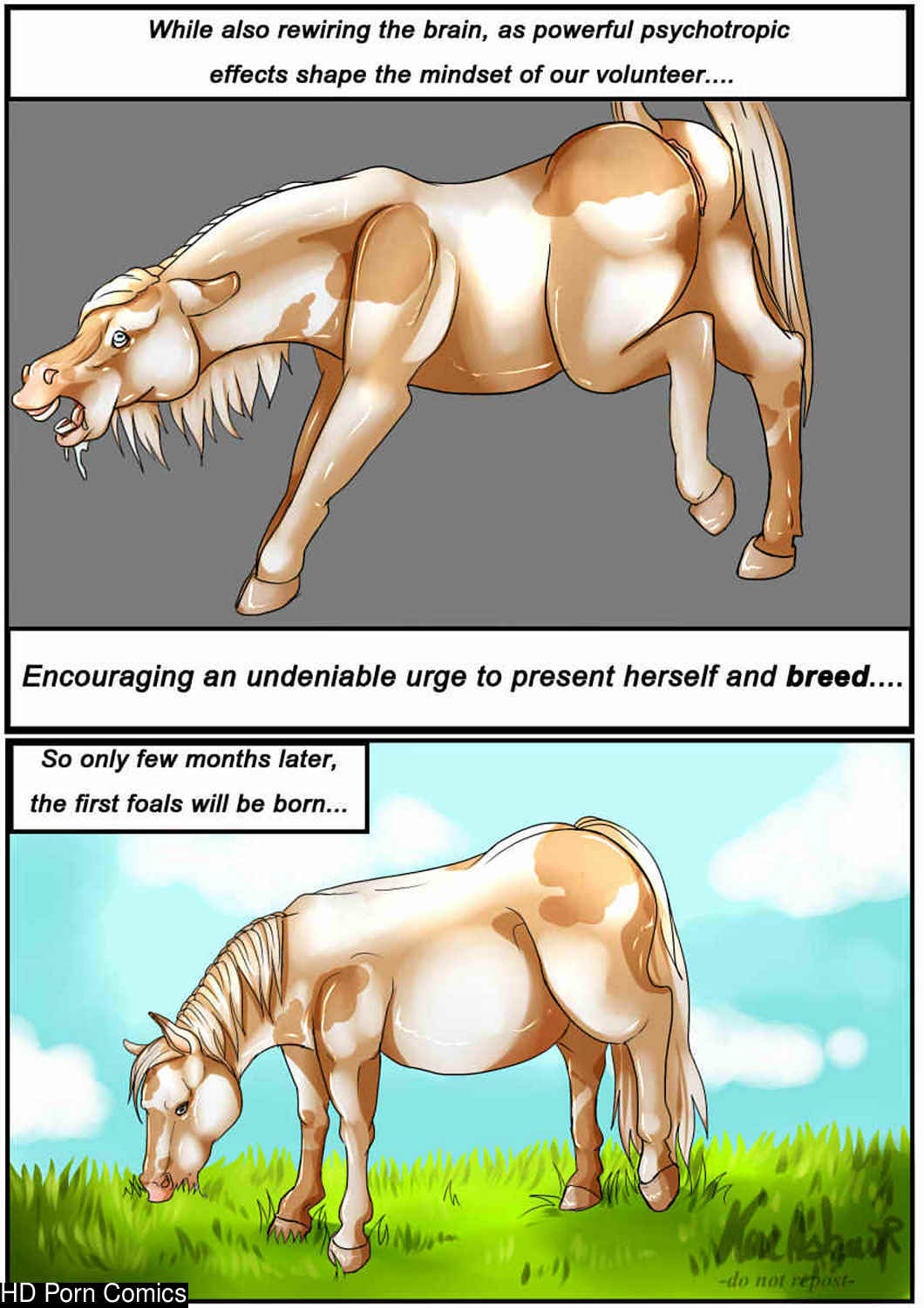 Pregnant Mare Sex - Horse Potion comic porn | HD Porn Comics