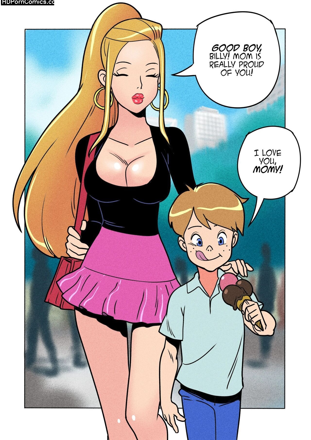 My Mom Cartoon Sex - Don't Mess With My Mom! comic porn | HD Porn Comics