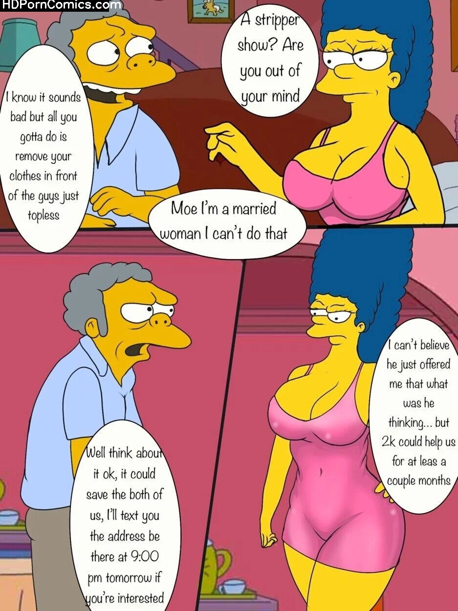 Porn Big Boobs Marge Simpson Simpcest Comic - The Simpsons - Homeless Lucky Day comic porn - HD Porn Comics