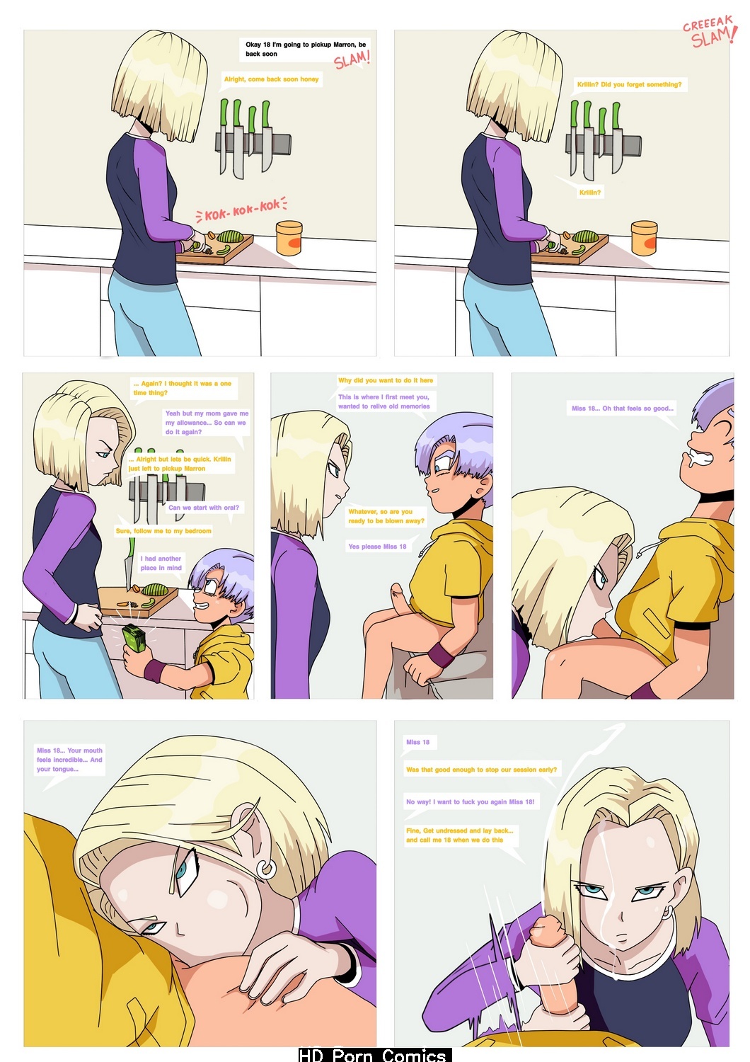 Trunks xxx comic