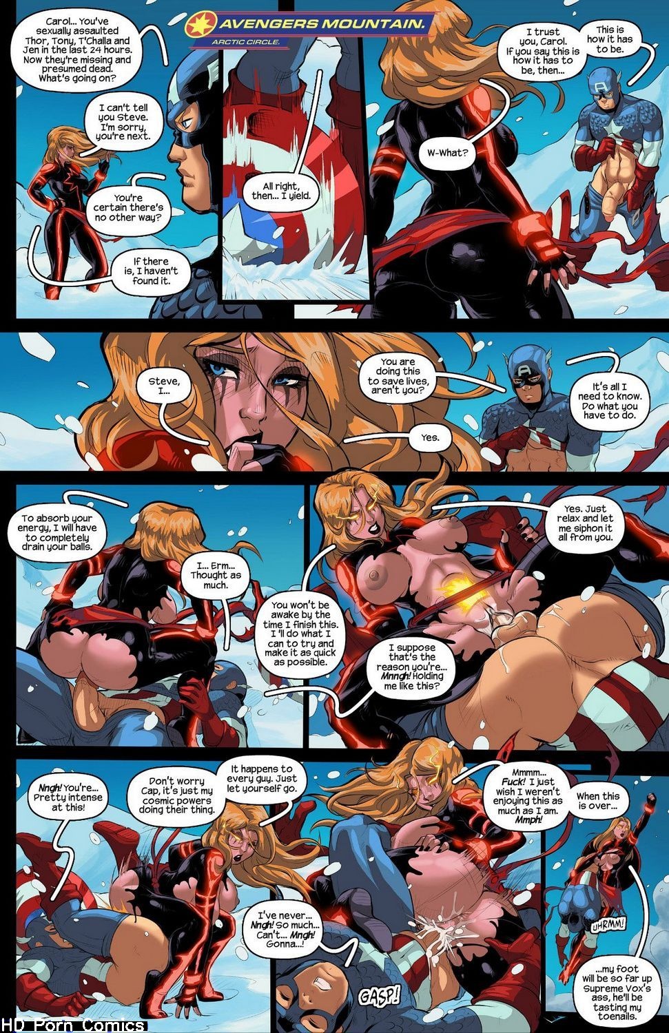 Captain Marvel Porn Parody