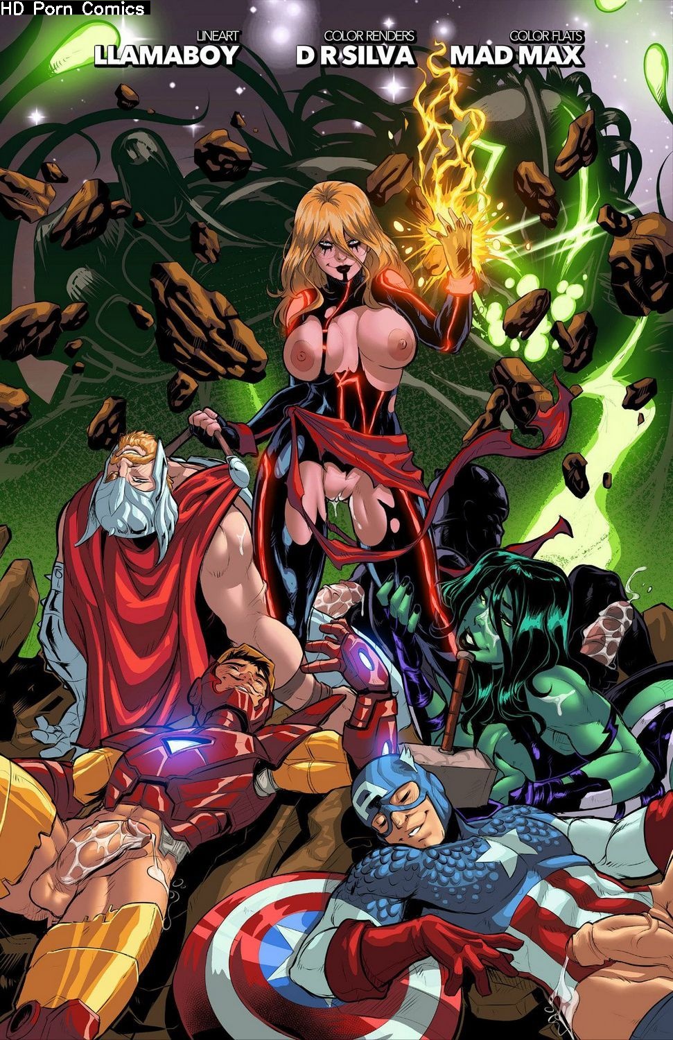 Avengers Sex Video Cartoon - Captain Marvel - The Lust Avenger comic porn | HD Porn Comics