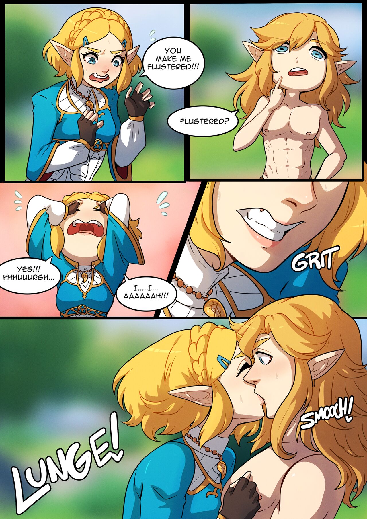 Nude zelda comic