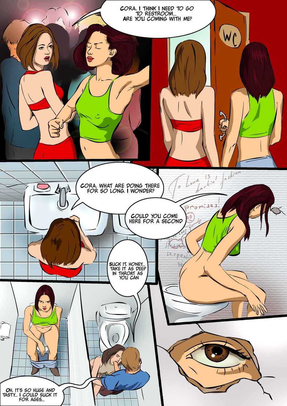 Cartoon Porn Toilet - Night Club Toilet Sex Comic â€“ HD Porn Comics