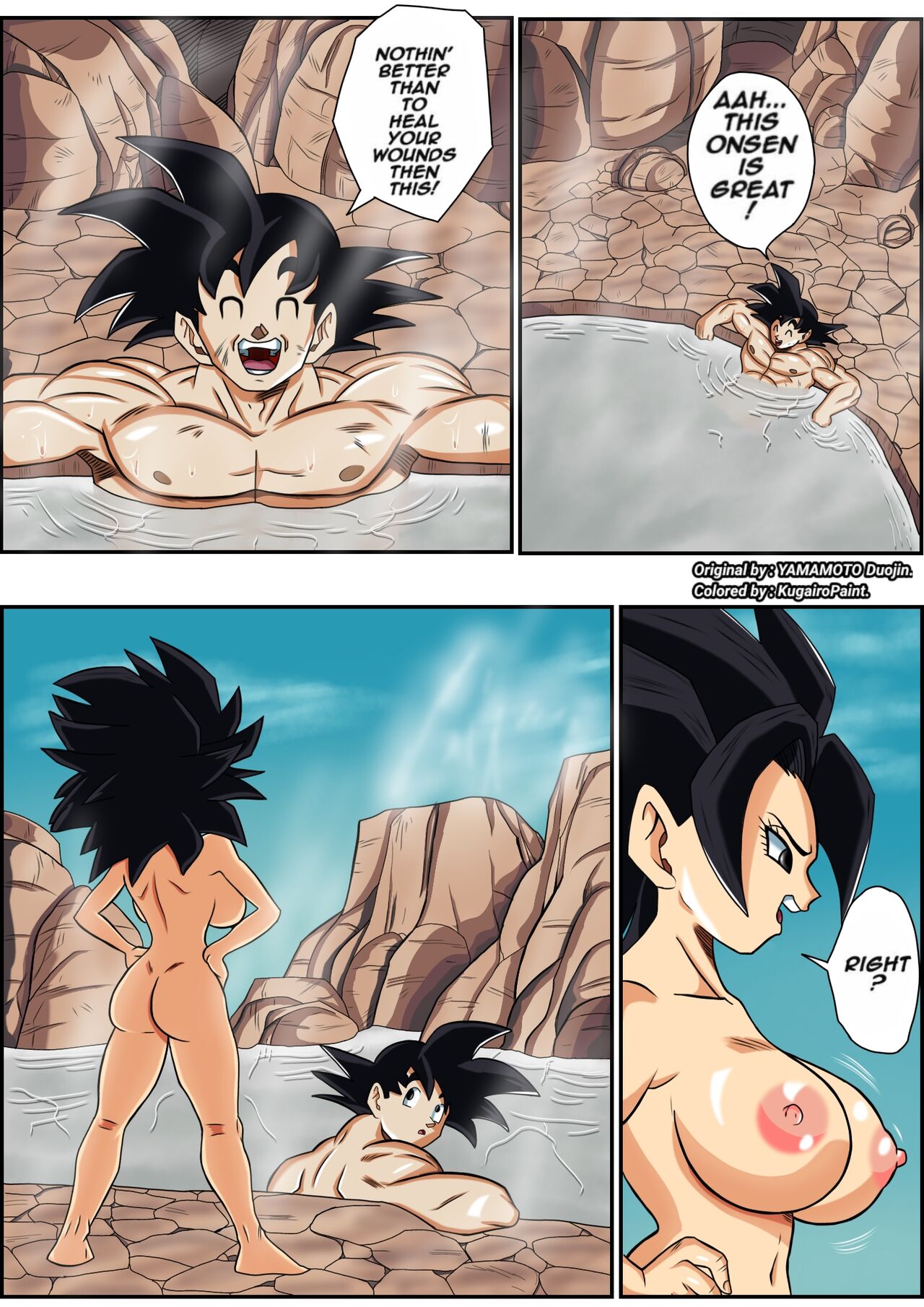 Goku and kefla porn comic
