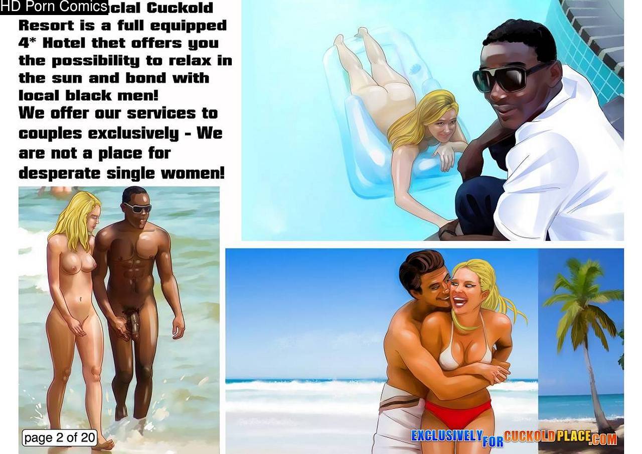 The Interracial Cuckold Resort comic porn