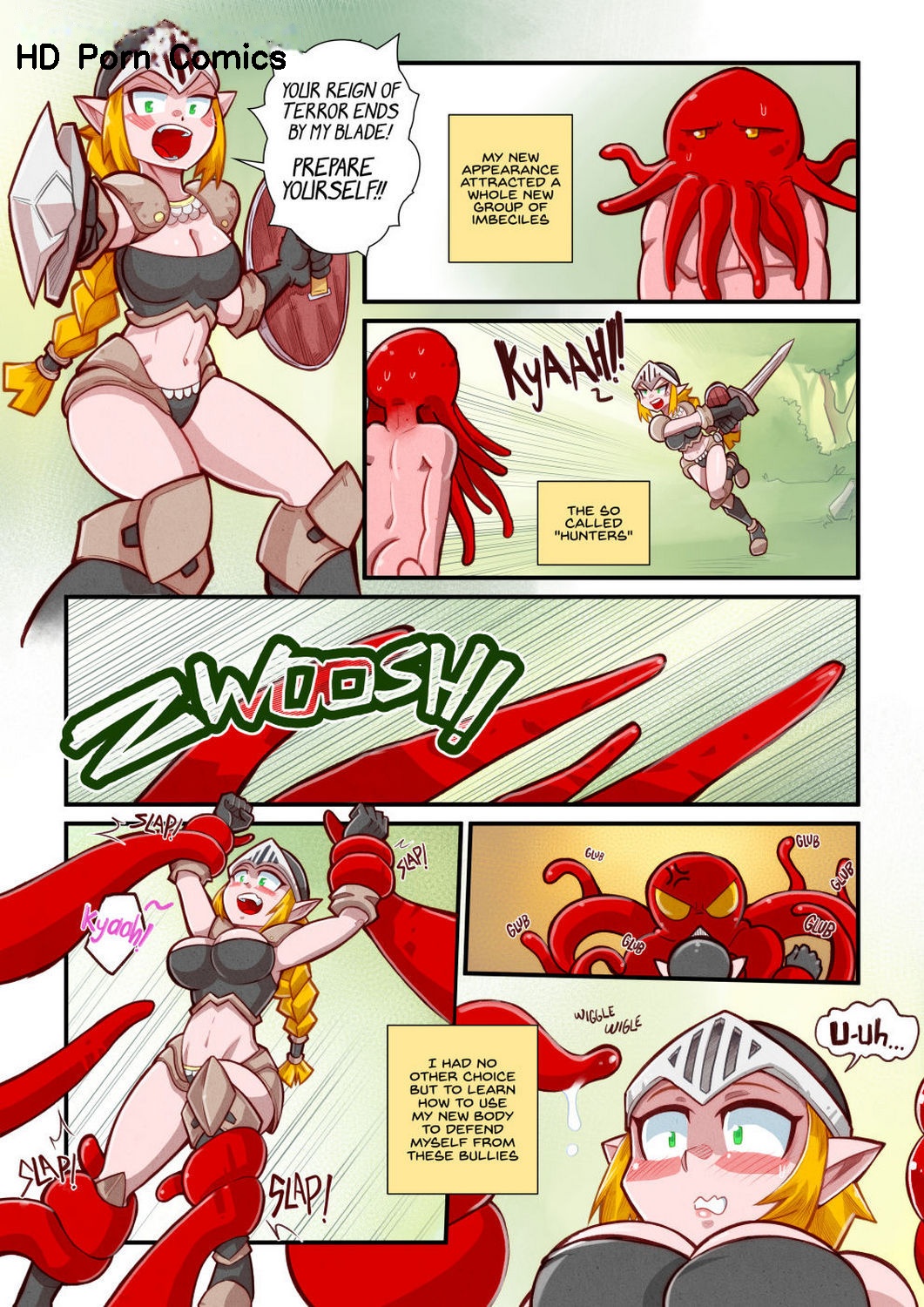 Tentacle Sex Monsters - Life As A Tentacle Monster In Another World comic porn - HD Porn Comics