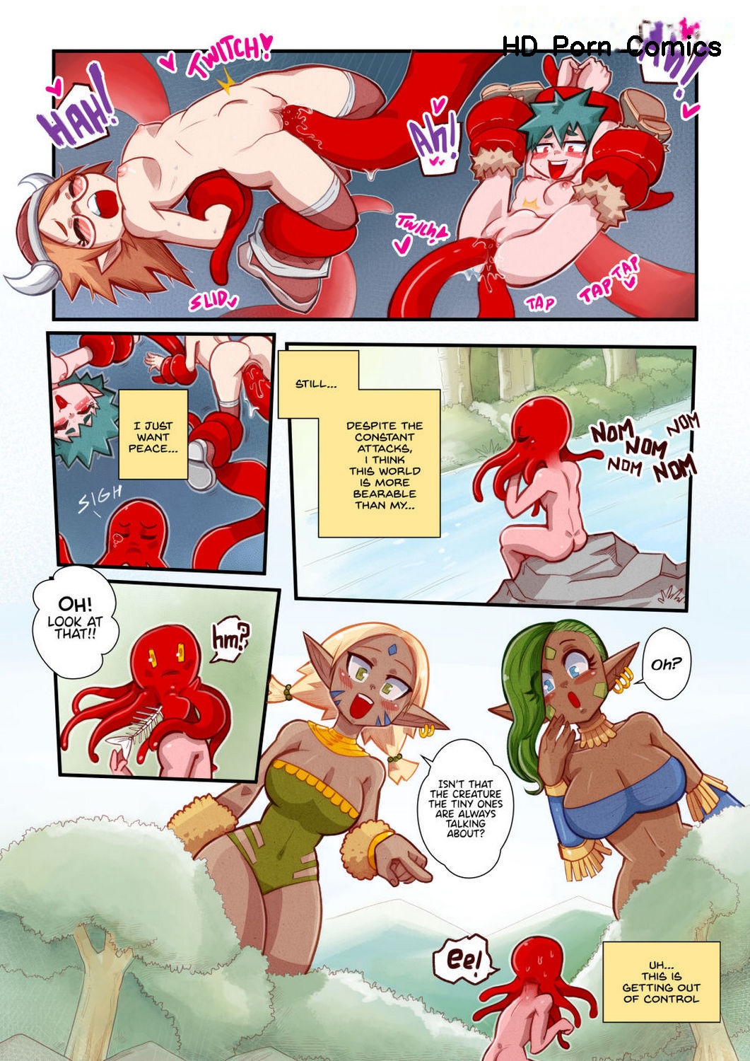 Tiny Tentacle Porn - Life As A Tentacle Monster In Another World comic porn - HD Porn Comics