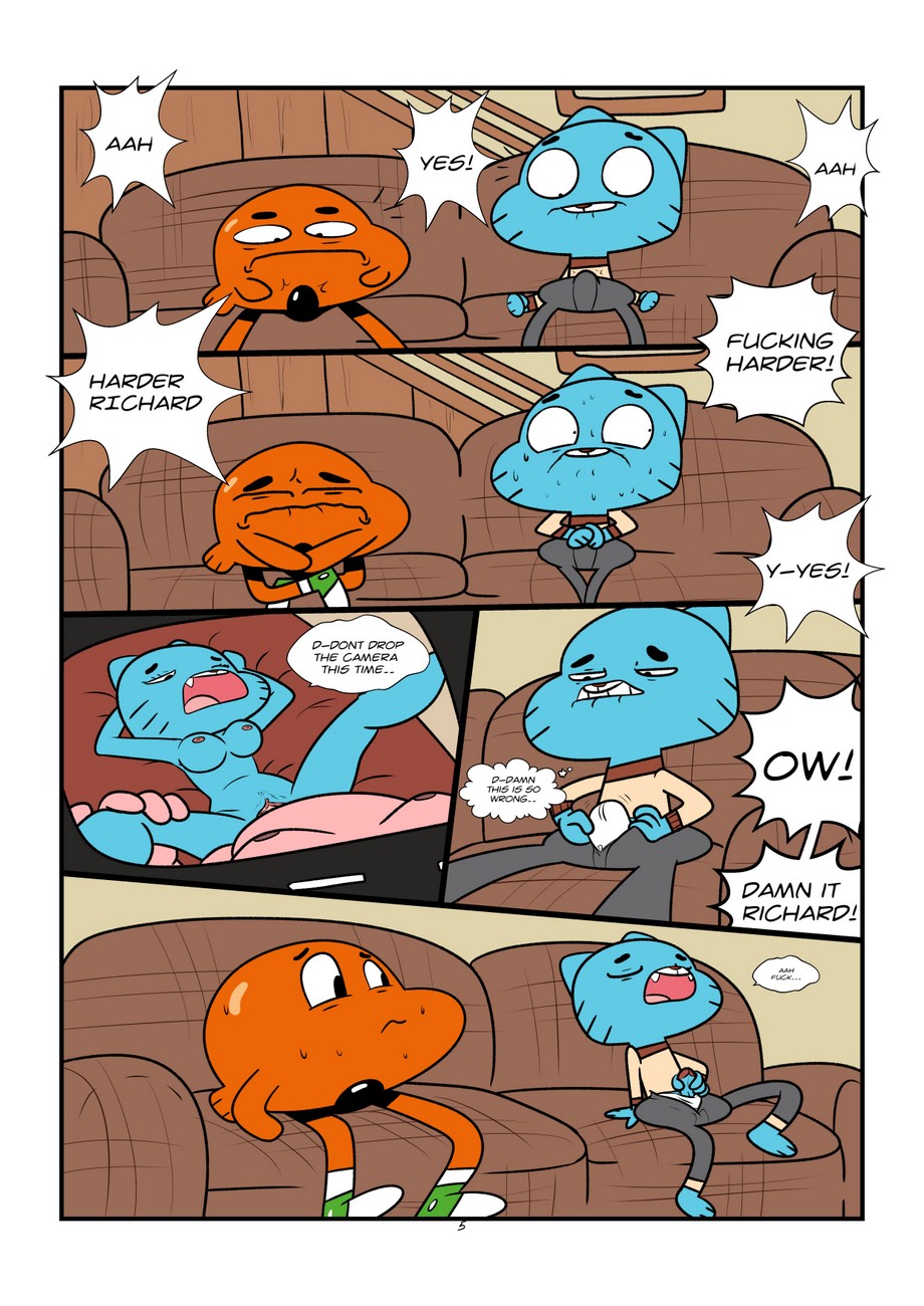 Amazing World Of Gumball Porn Gay Brother - The Sexy World Of Gumball Sex Comic - HD Porn Comics