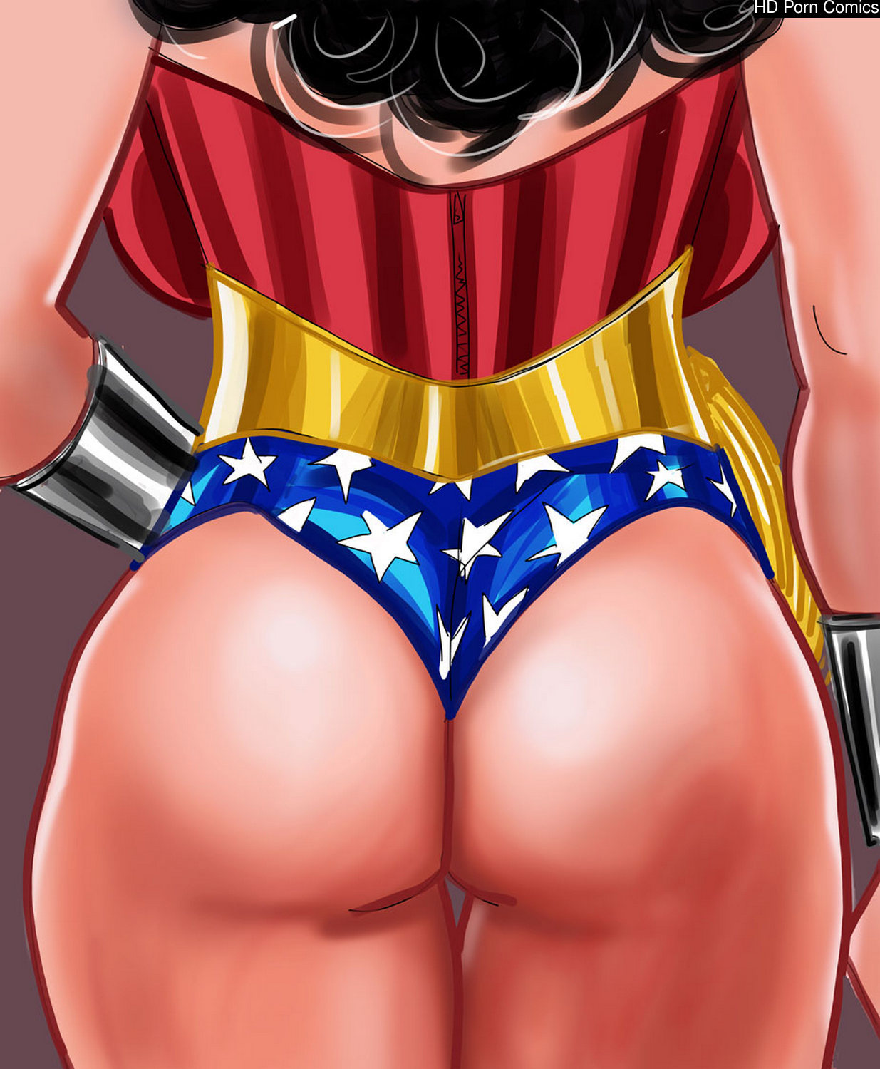 Wonder Woman In Sloppy Ending comic porn | HD Porn Comics