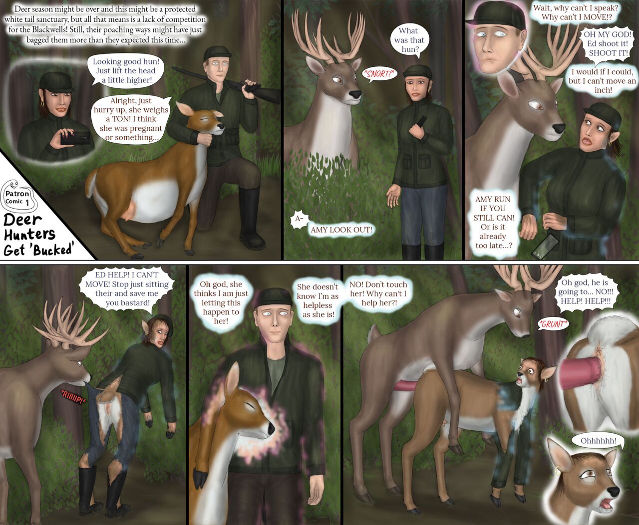 Deer Hunters Get Bucked comic porn - HD Porn Comics