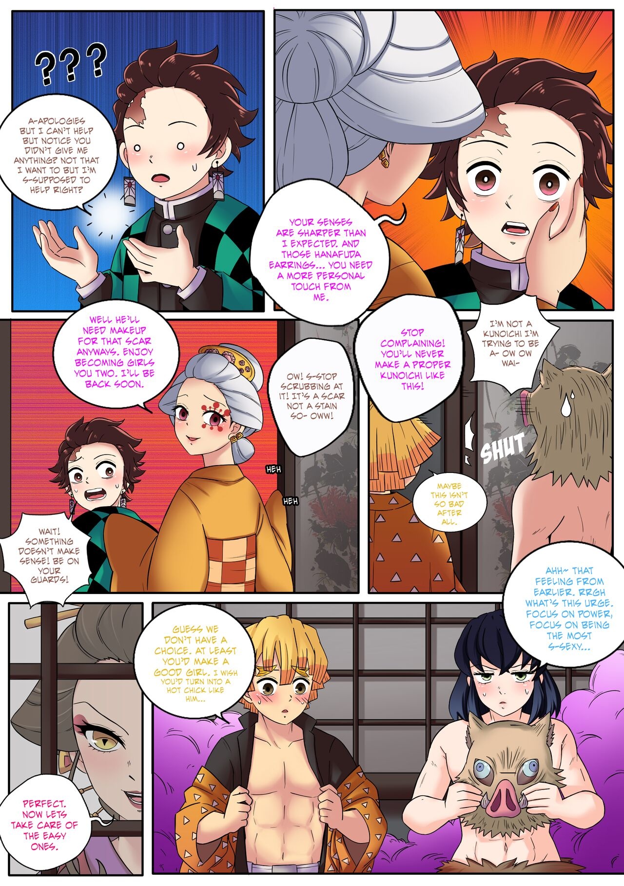 Kimetsu No Yaiba - Red Light District comic porn | HD Porn Comics