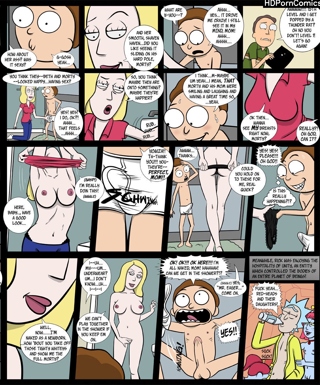 Rick y morty comic porn