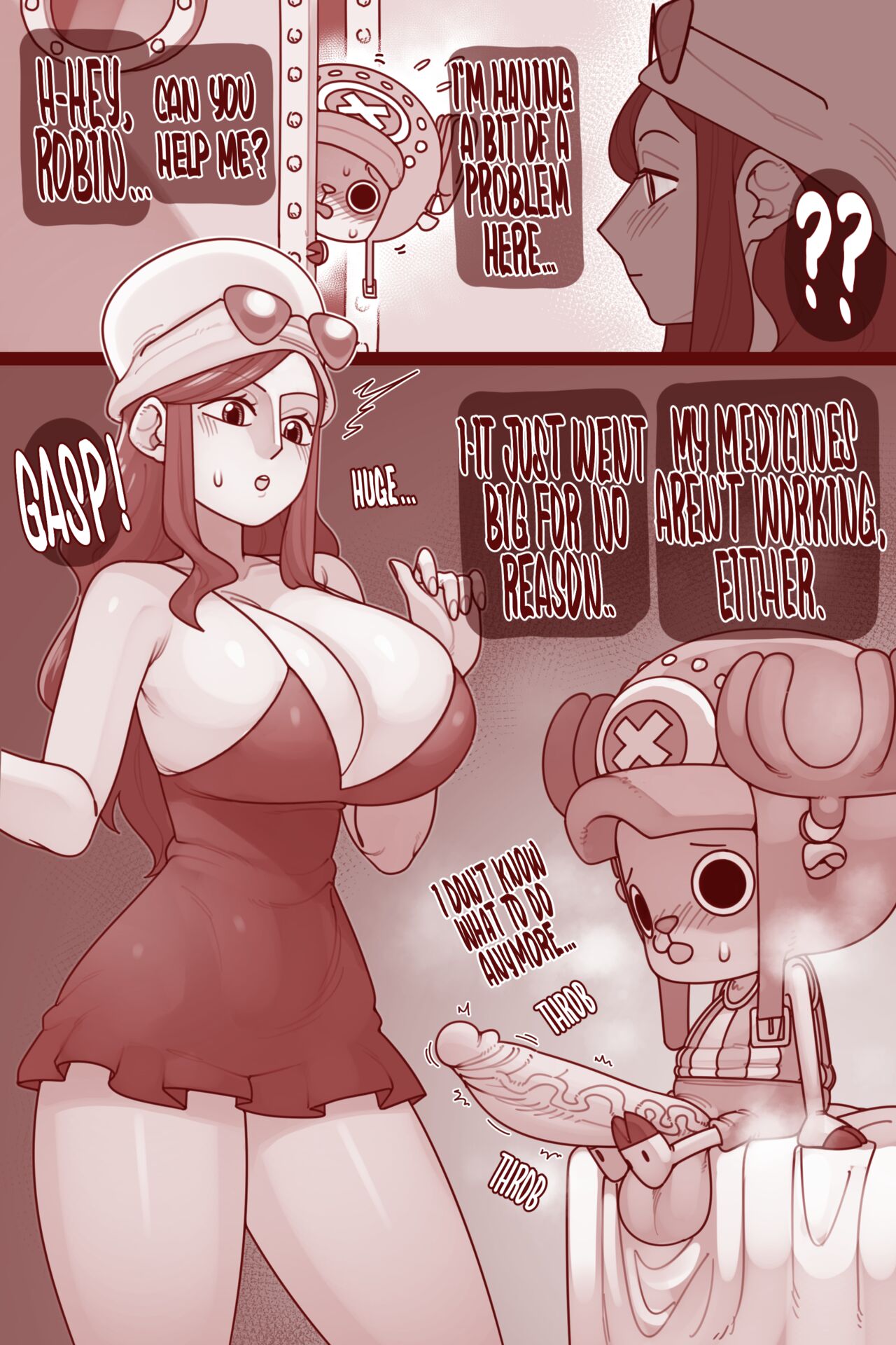 Nico robin and chopper porn comics