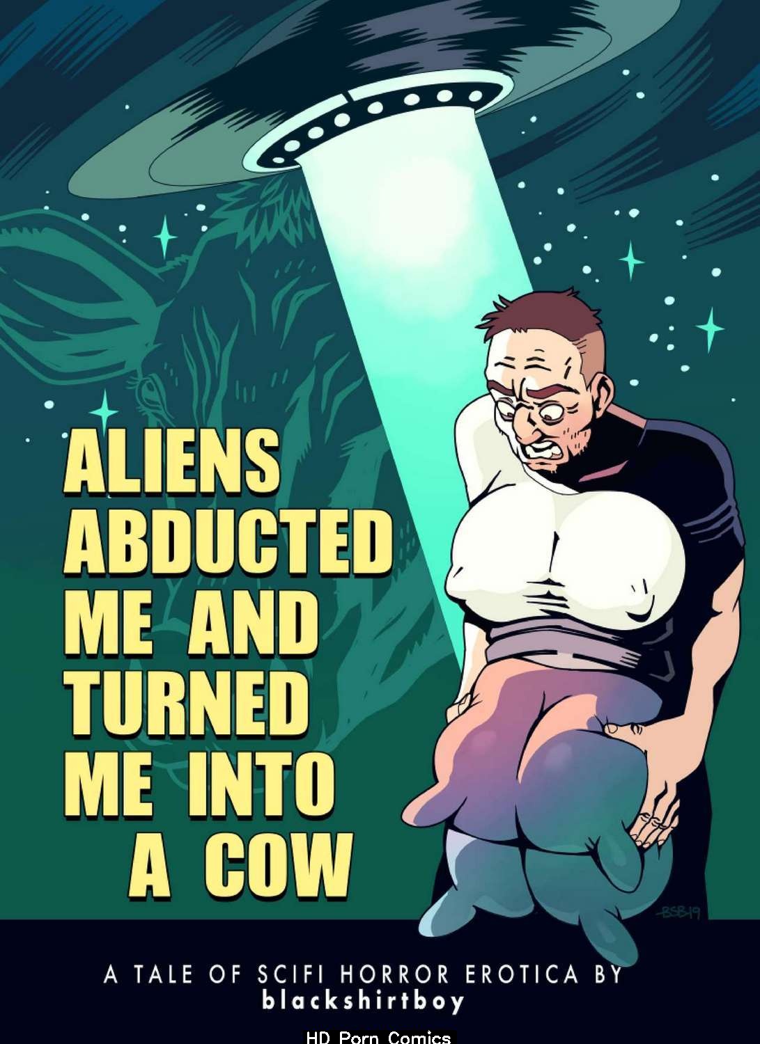 Aliens Abducted Me And Turned Me Into A Cow comic porn - HD Porn Comics