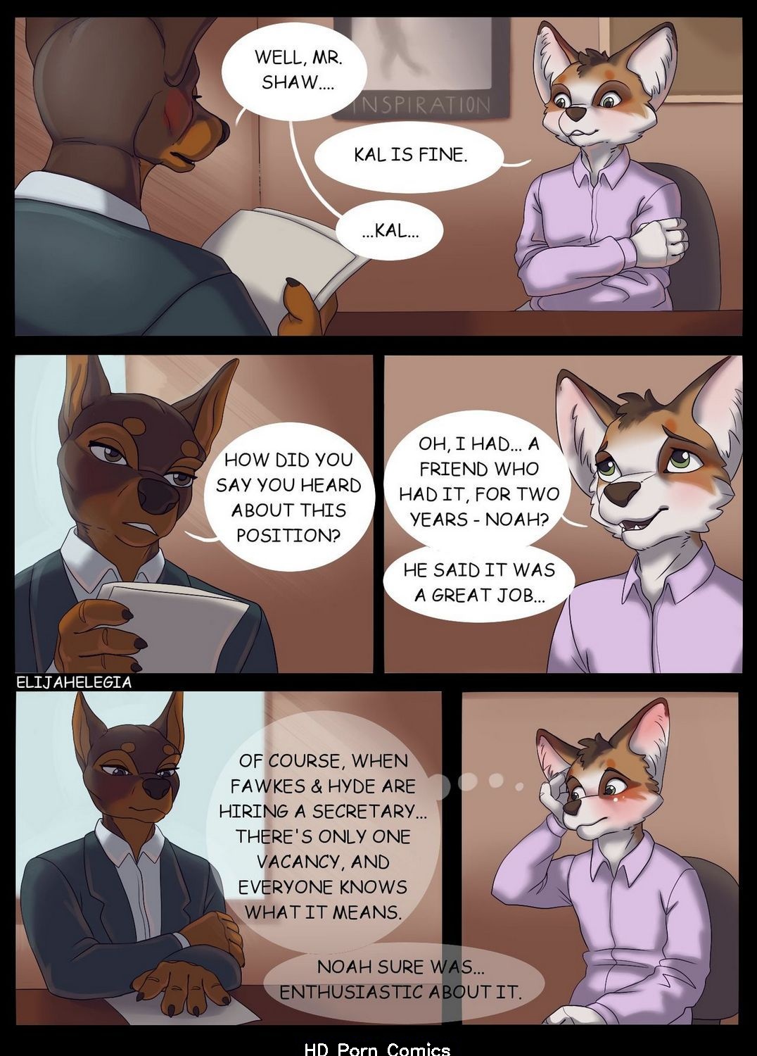 Xxx Furry Secretary - Office Resources - Job Interview comic porn | HD Porn Comics