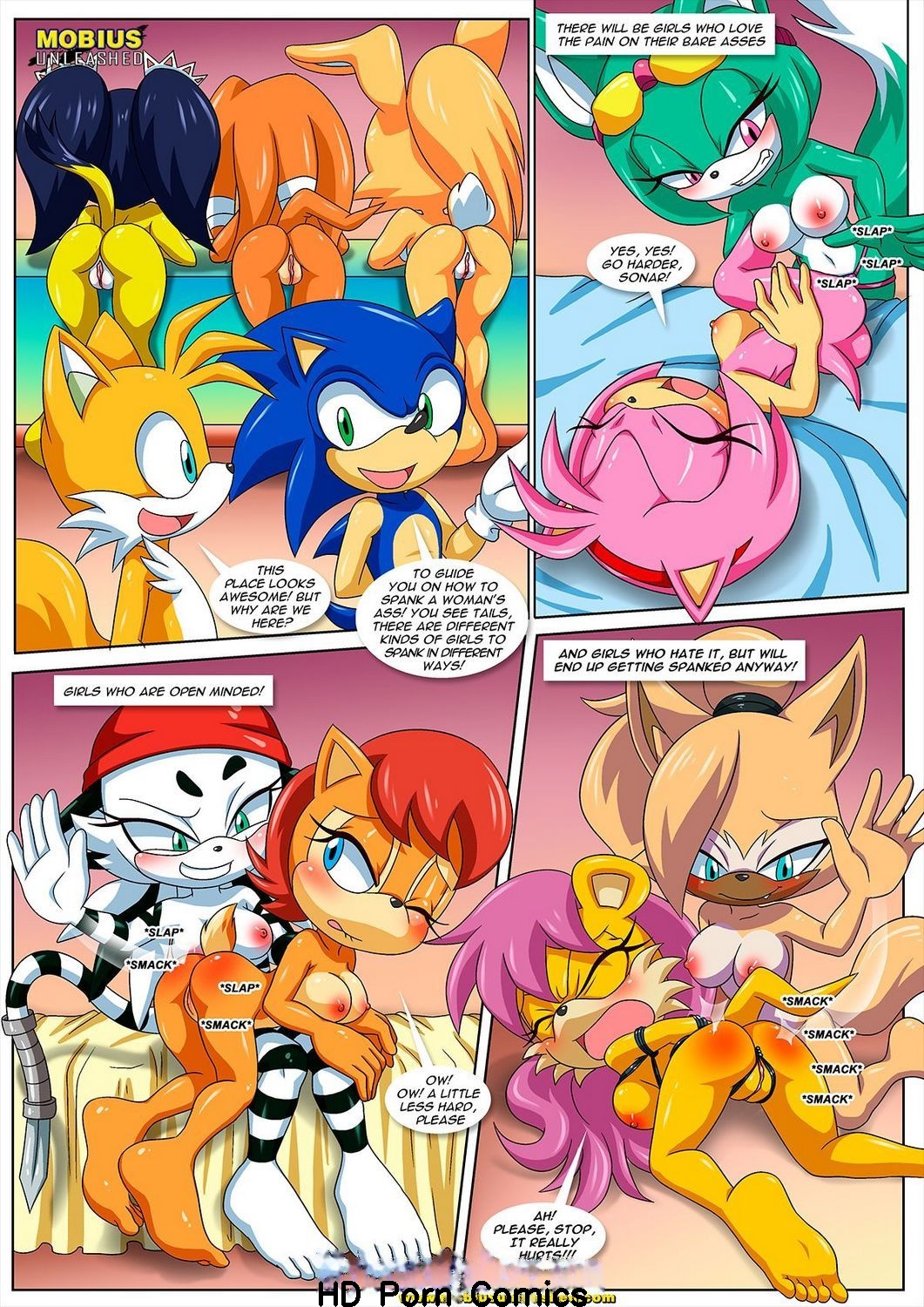 Please Stop Spanking - Sonic's Guide To Spanking comic porn â€“ HD Porn Comics
