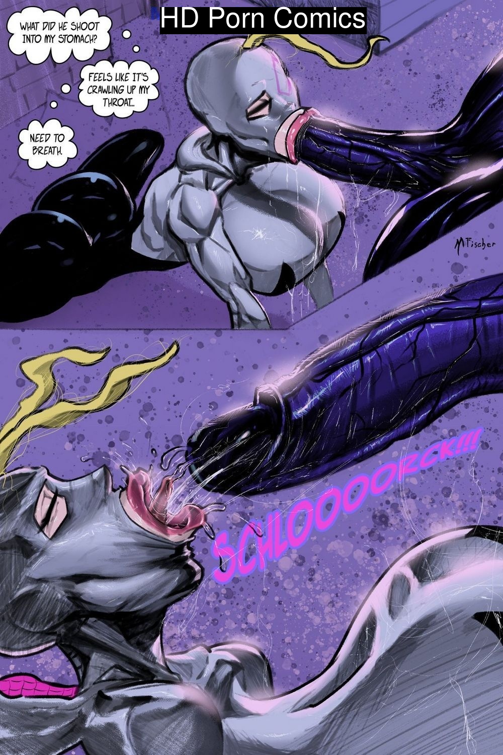 Spider gwen vs venom porn comic