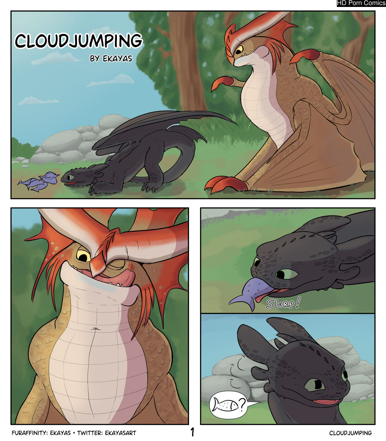 How to train your dragon toothless porn comic
