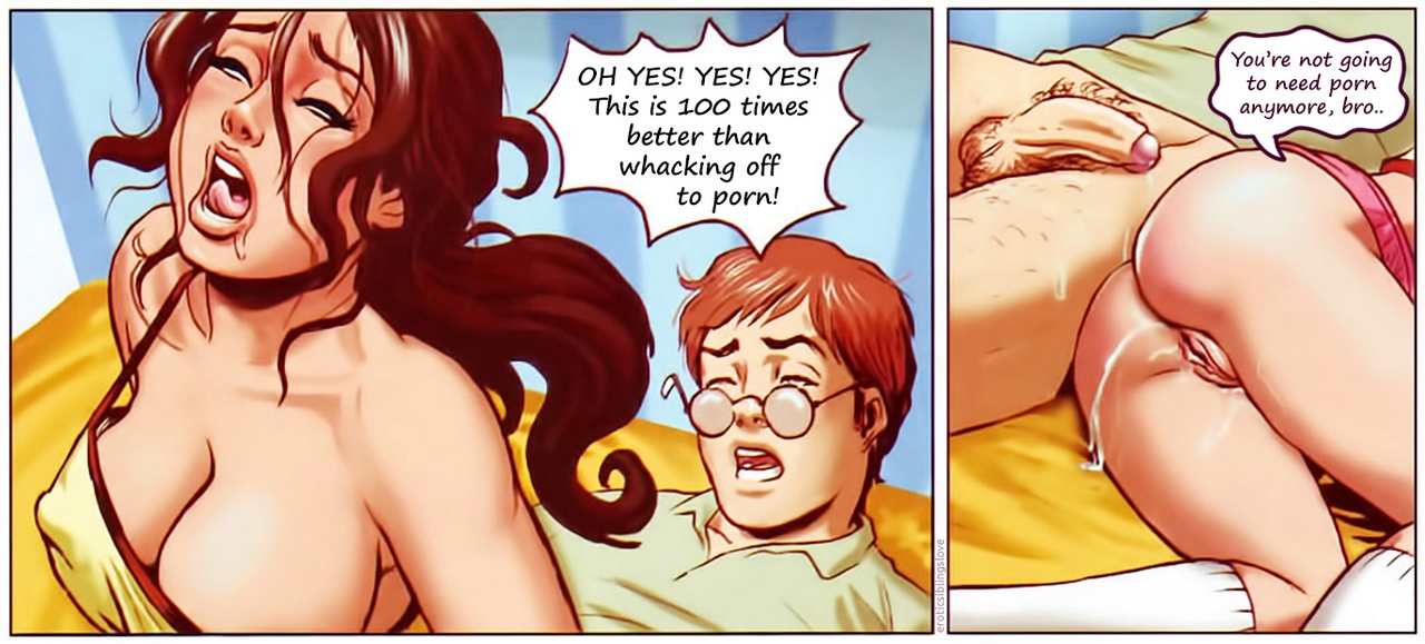 Brother Sister Porn Comix - Sister Catches Brother Sex Comic - HD Porn Comics