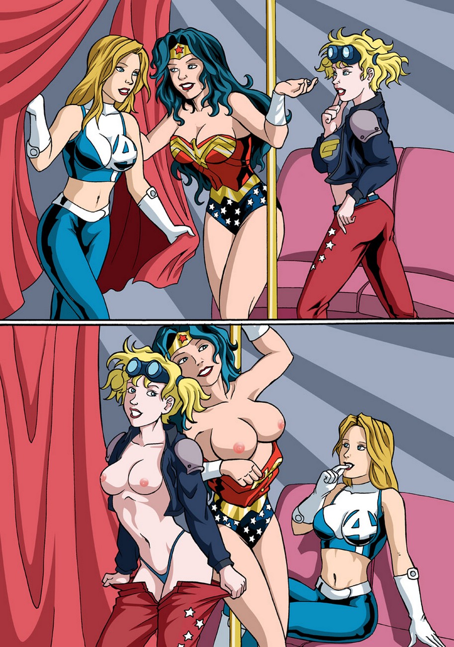913px x 1300px - Stripping Heroines Sex Comic - HD Porn Comics