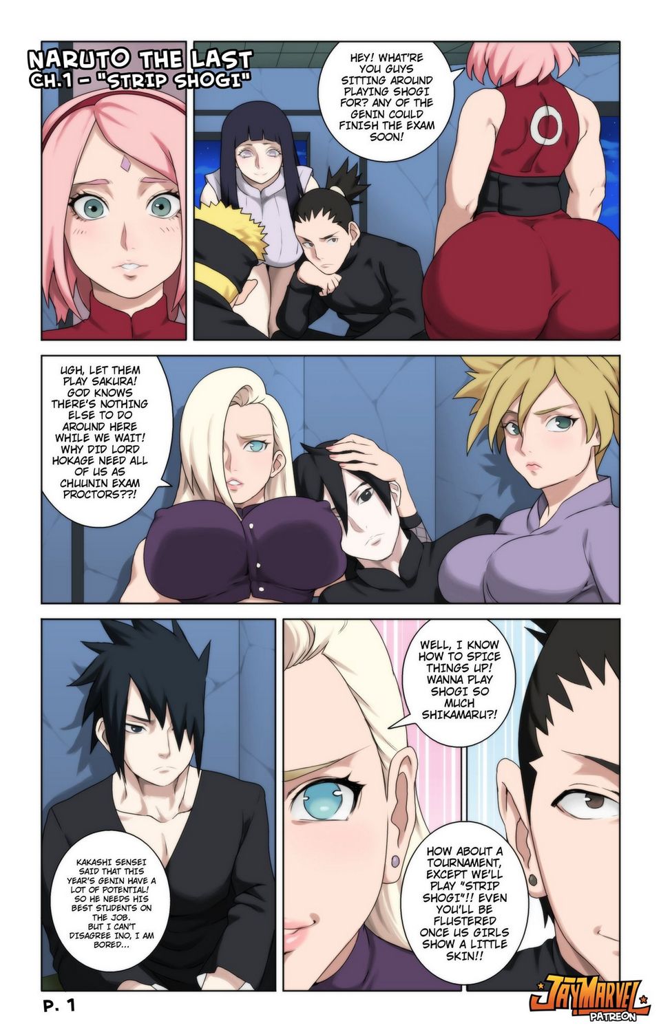 960px x 1500px - Naruto The Last 1 - Strip Shogi comic porn | HD Porn Comics