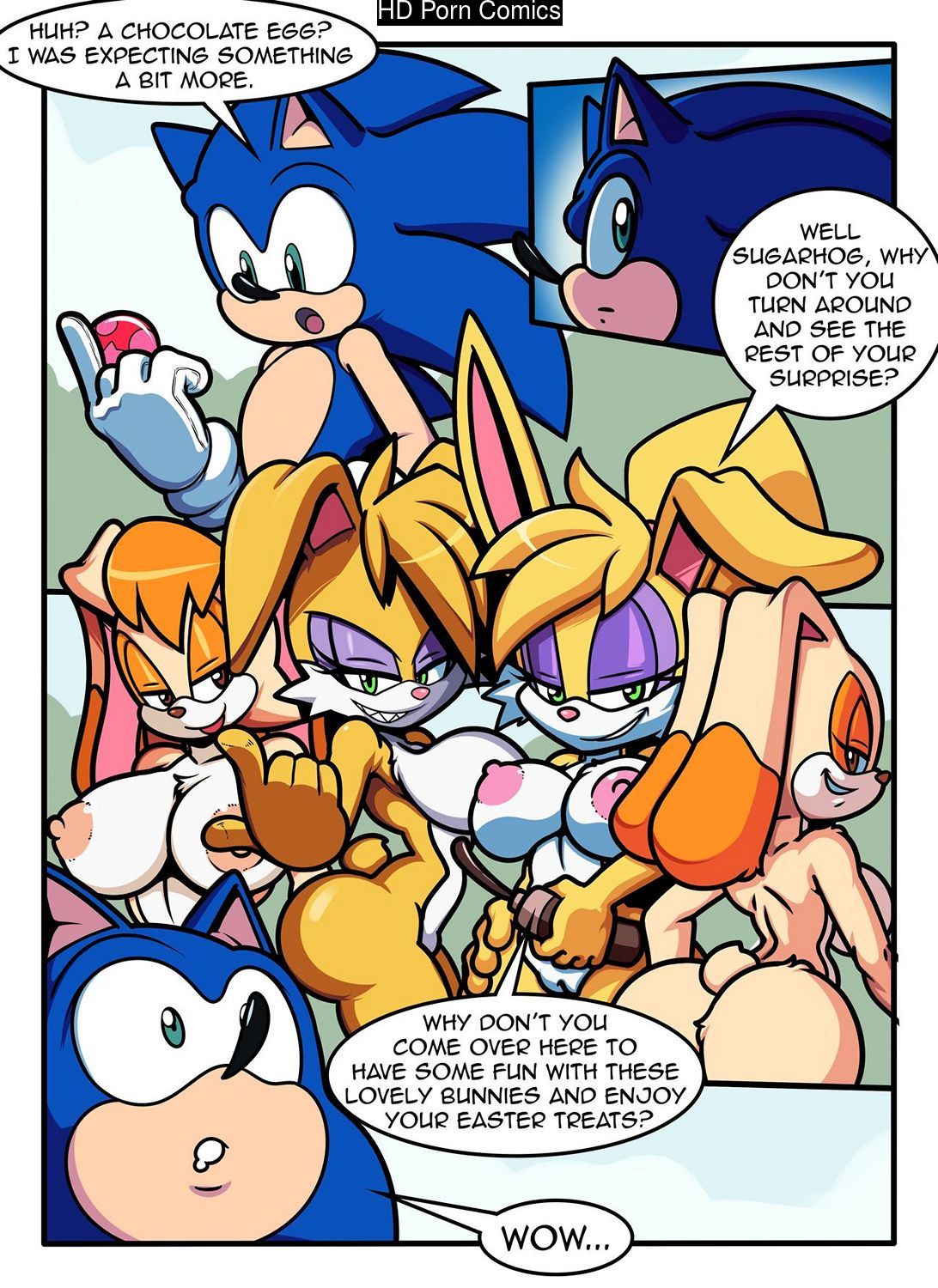Nude sonic