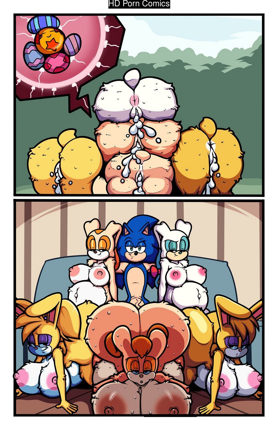 Sonic Pregnant Porn - Sonic Girls Easter comic porn - HD Porn Comics