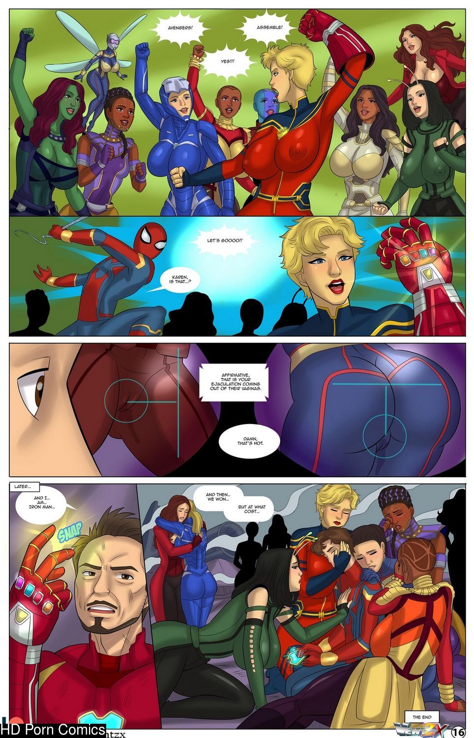 Avengers endgame porn comics