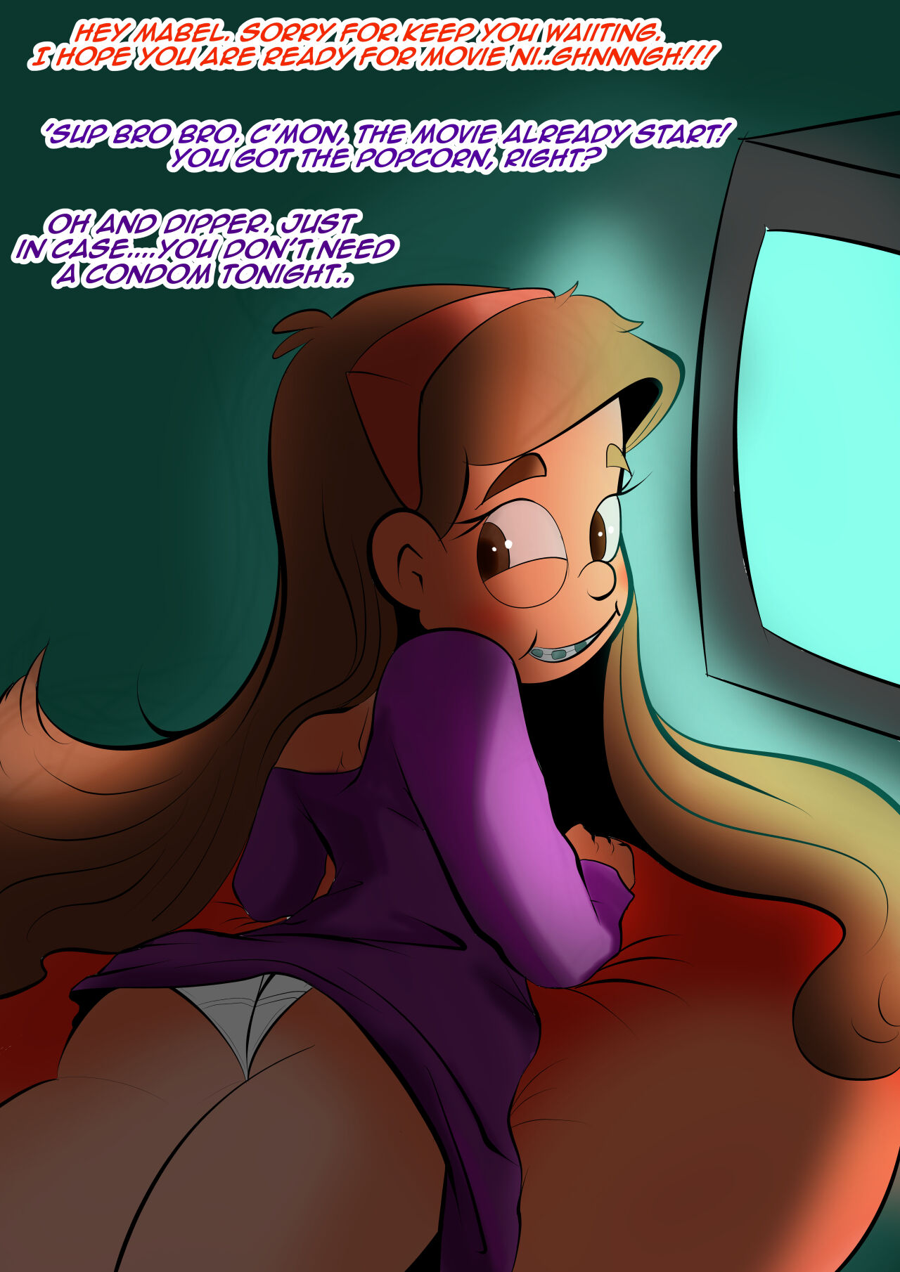 Gravity Falls - Night With Mabel comic porn | HD Porn Comics